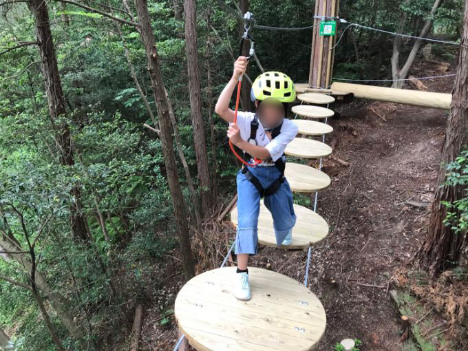 岐阜百年公園で5歳から遊べるツリートップアドベンチャーオープン 関市