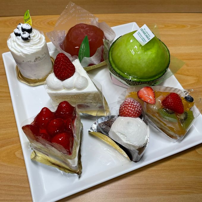 洋菓子cafe グリンデルワルトのケーキ
