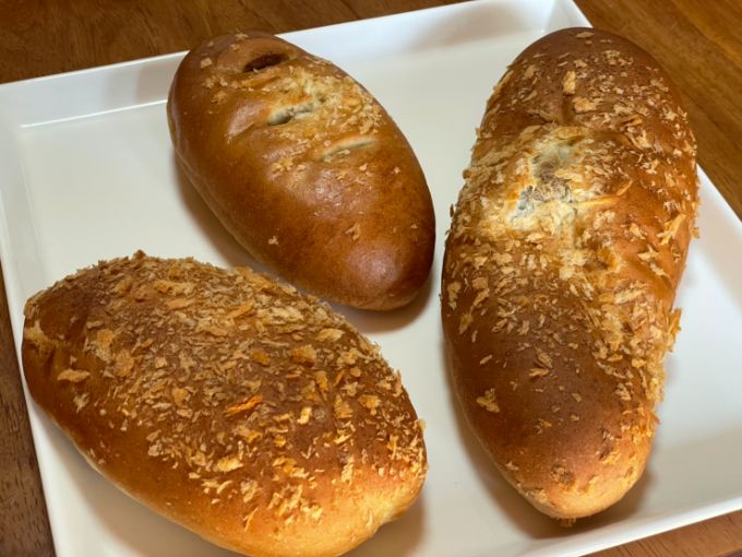 パン工房 いまやすの3種類のカレーパン