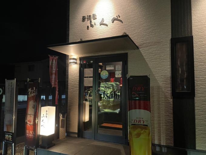 居酒屋ふくべの外観