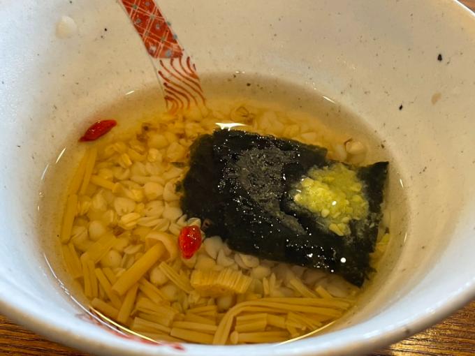 そばの里 深萱ふーどの蕎麦の実茶漬け