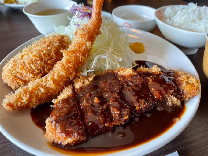 とんかつ田なか屋 岐阜店 ミックスフライ定食