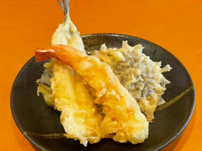 天ぷら定食のてんぷら