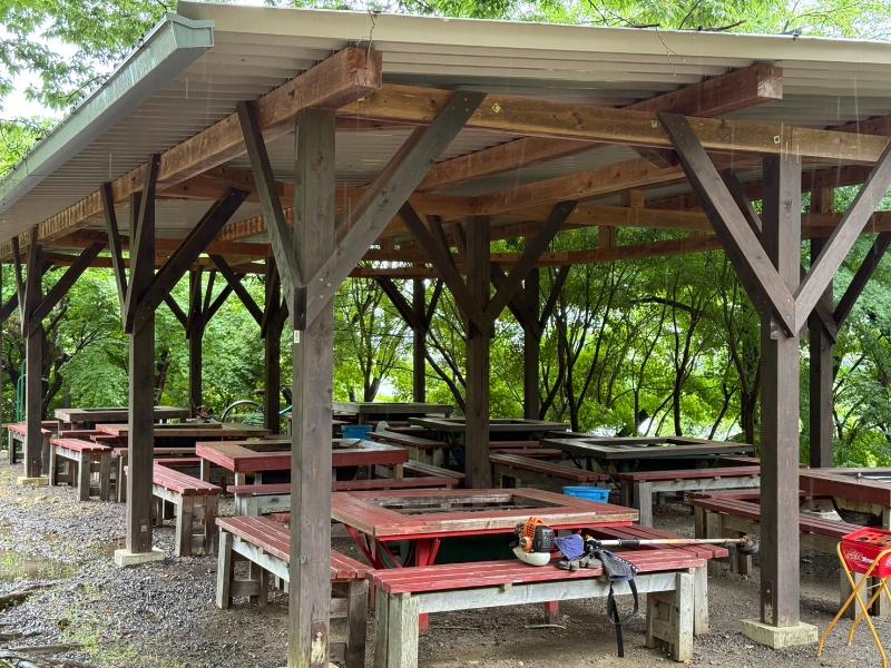 うまけりゃいいや福佐屋のBBQスペース