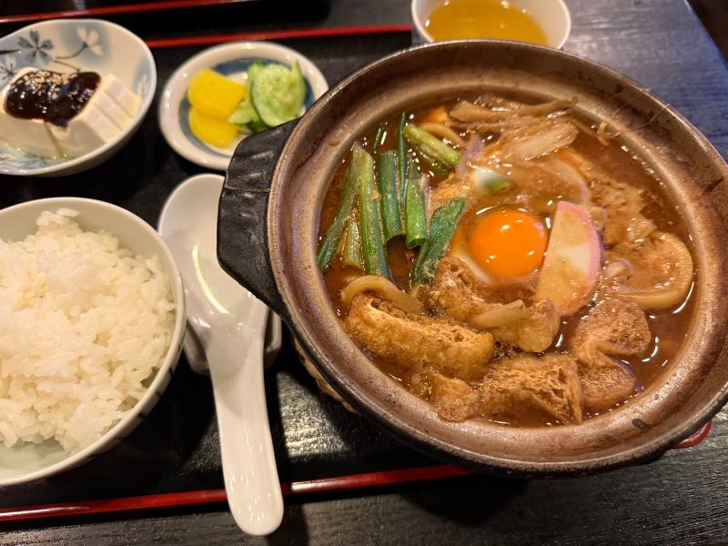 麺処 更科の煮込みうどん定食