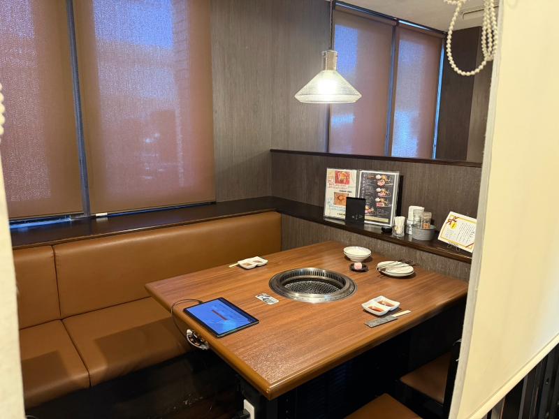 岐阜美濃加茂 焼肉つづきの個室風テーブル席