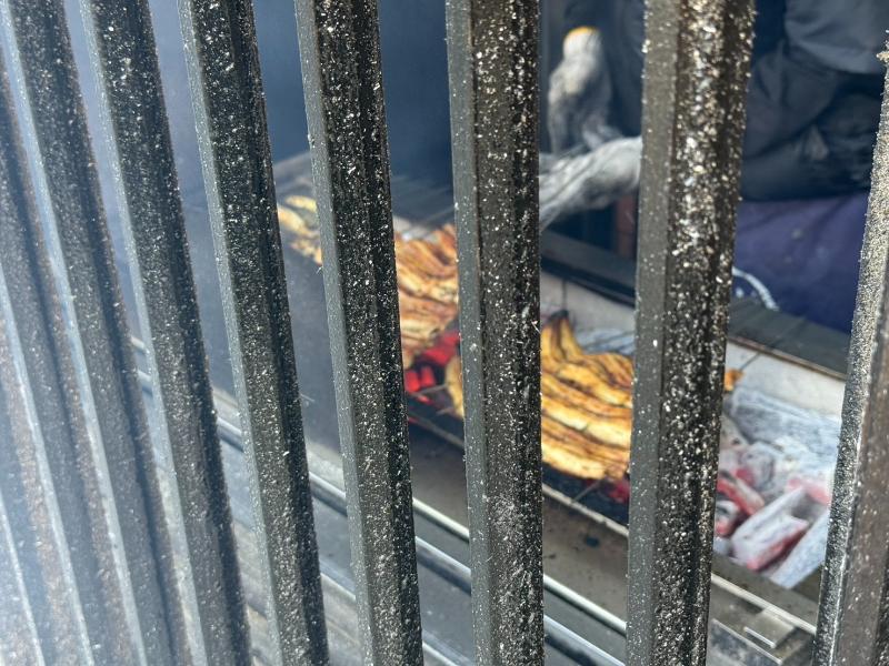 角丸のうなぎの焼き場
