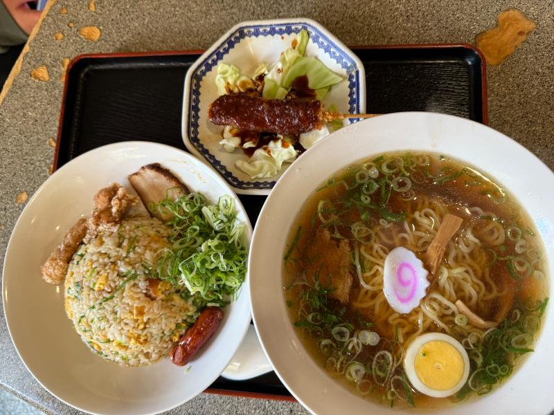 大学ラーメンのチャーハンセット