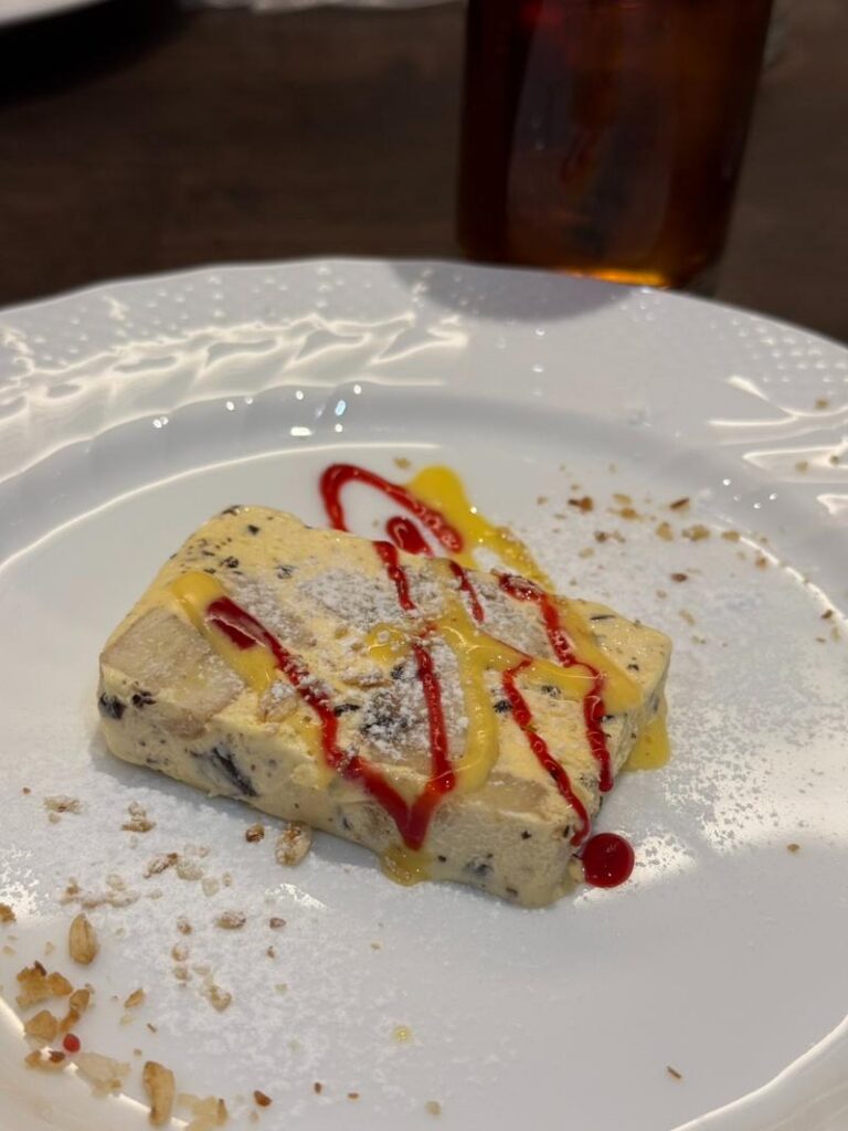 セットのデザート