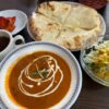 インドカレー・ネパール 料理カンティ 関店のチーズナンセット